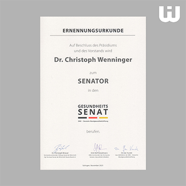 Senator der DMS – Deutsche Mundgesundheitsstiftung